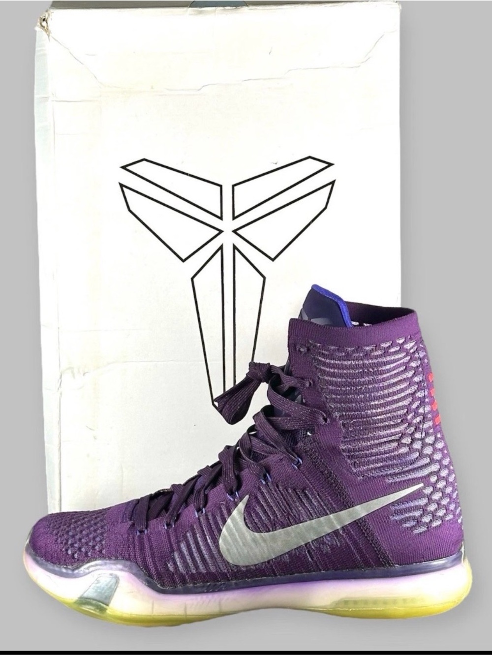 Nike Kobe X Elite High Team Purple  718763-505 Basketball Shoes